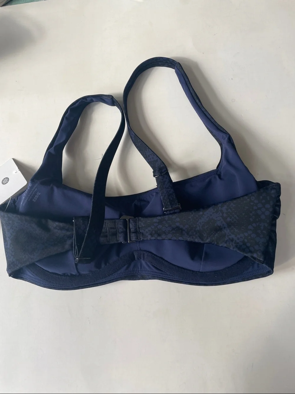 Athleta Snake Bikini Top Bra 32 b/c